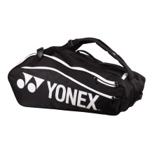 Yonex Racketbag Club Line (Schlägertasche, 3 Hauptfächer) 2024 schwarz 12er